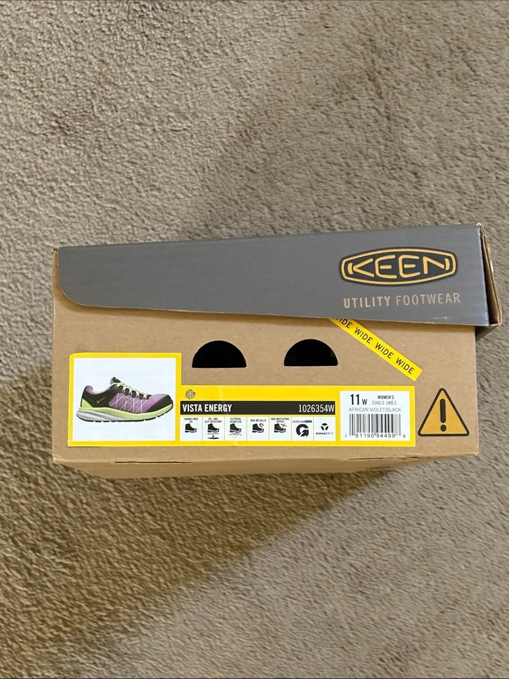 Keen Women's Purple & Neon Yellow Athletic Shoes